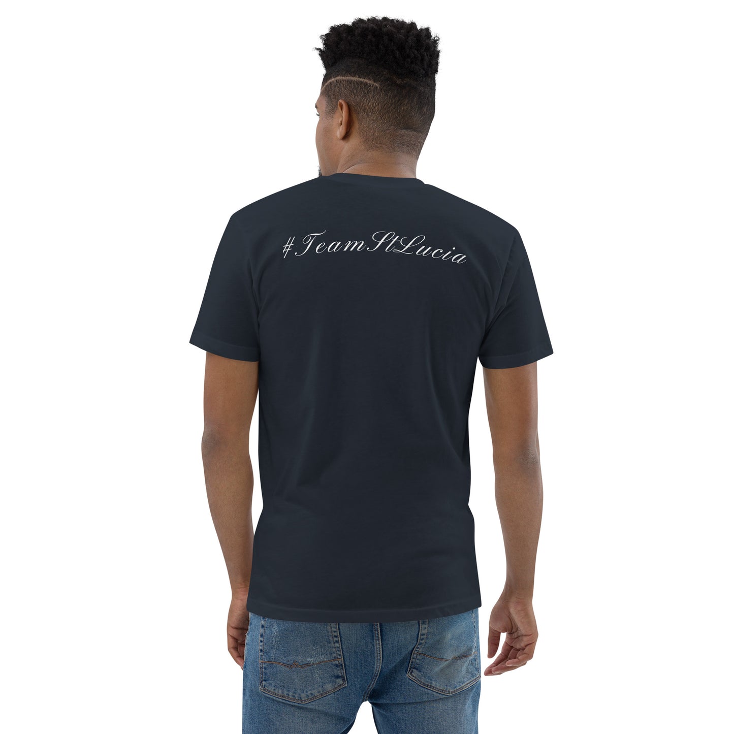 Team St. Lucia Men's Navy T-shirt