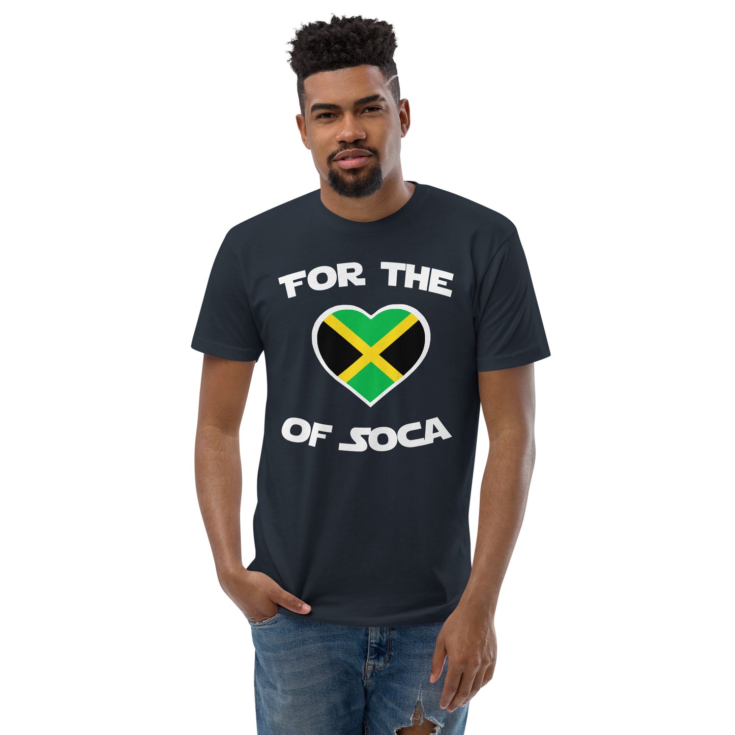 Team Jamaica Men's Navy t-shirt