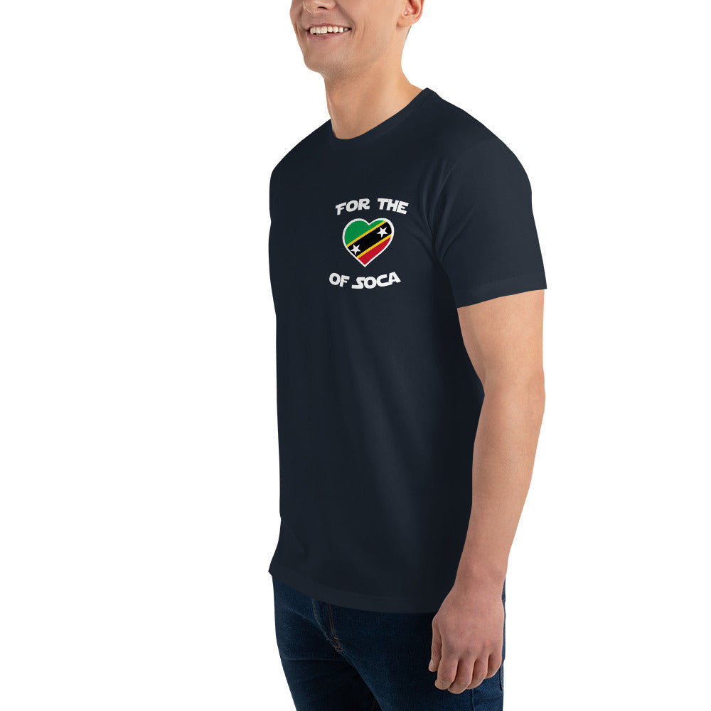 Team St. Kitts Men's Navy T-shirt (small logo)