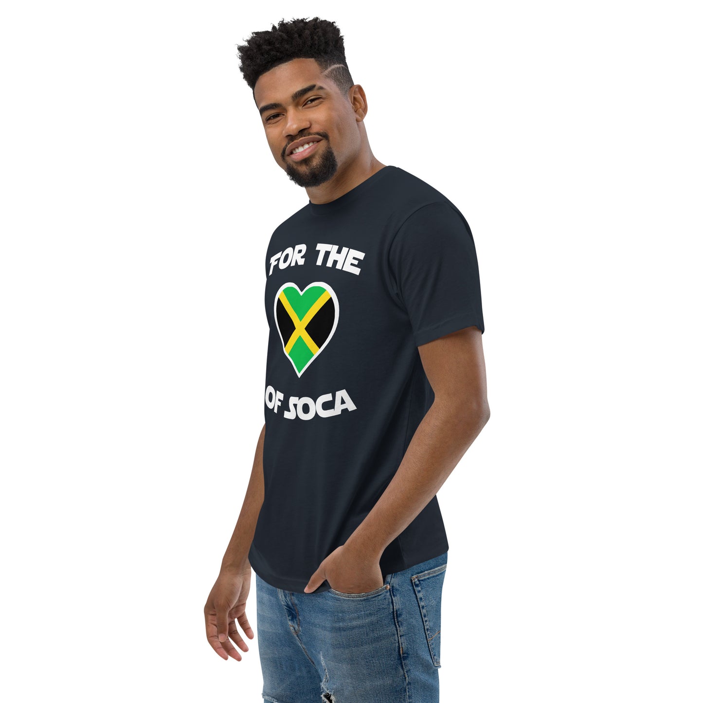 Team Jamaica Men's Navy t-shirt
