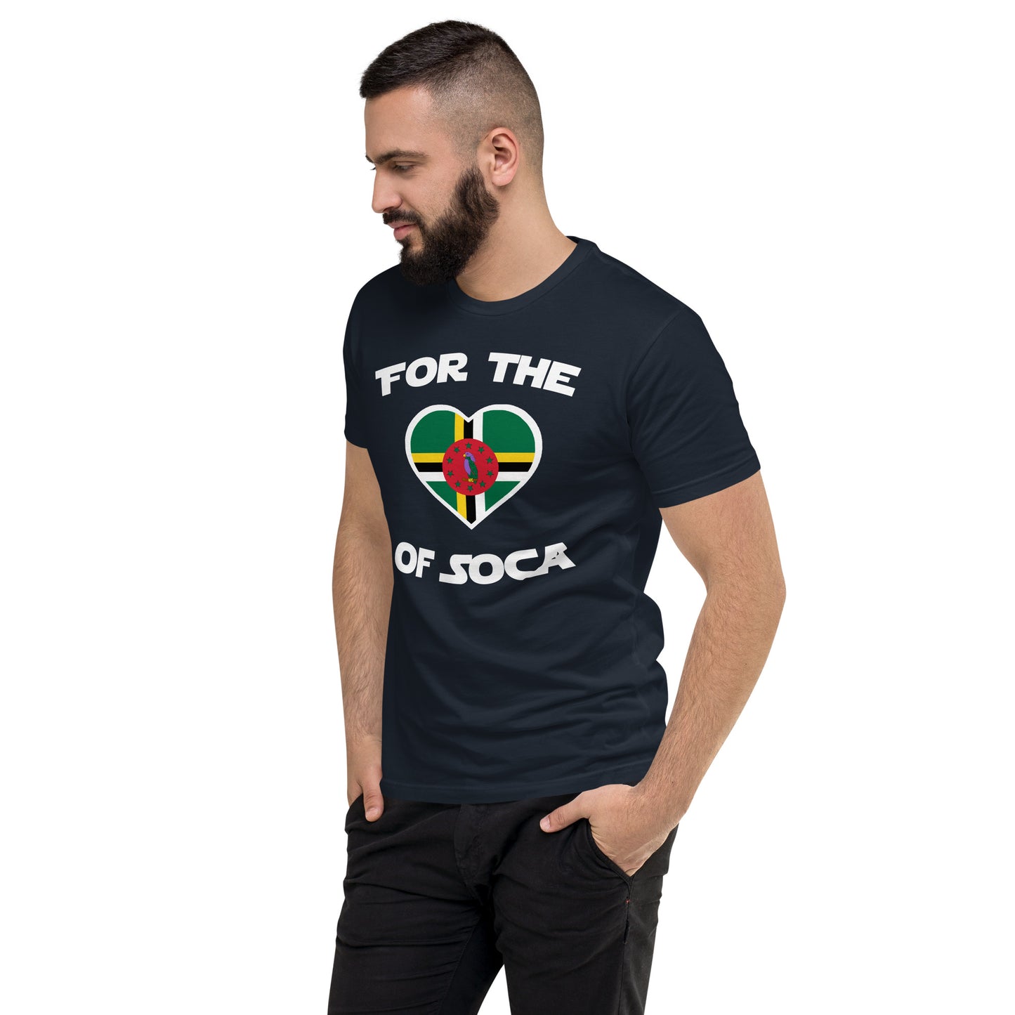 Team Dominica Men's Navy t-shirt