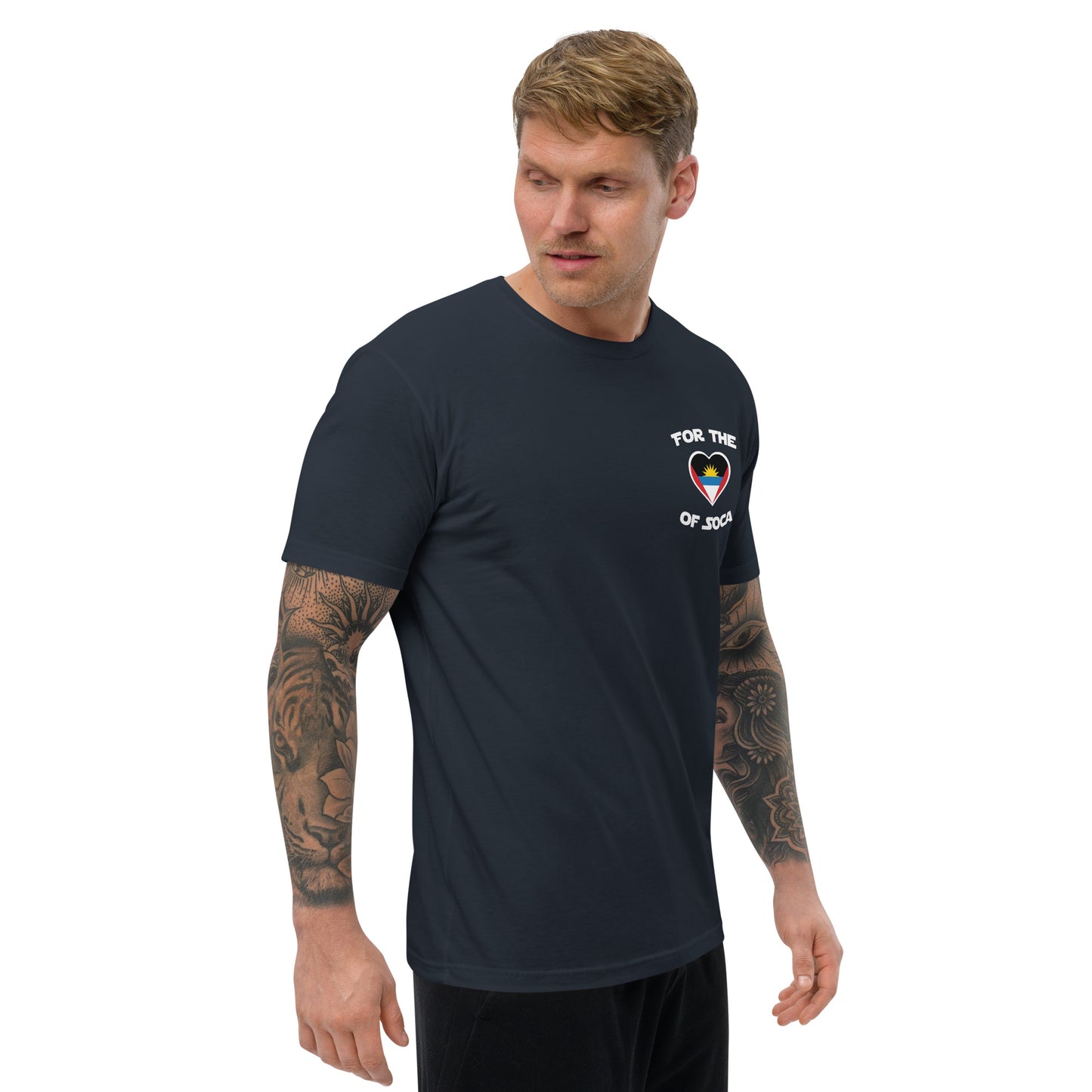 Team Antigua Men's Navy T-shirt (small logo)