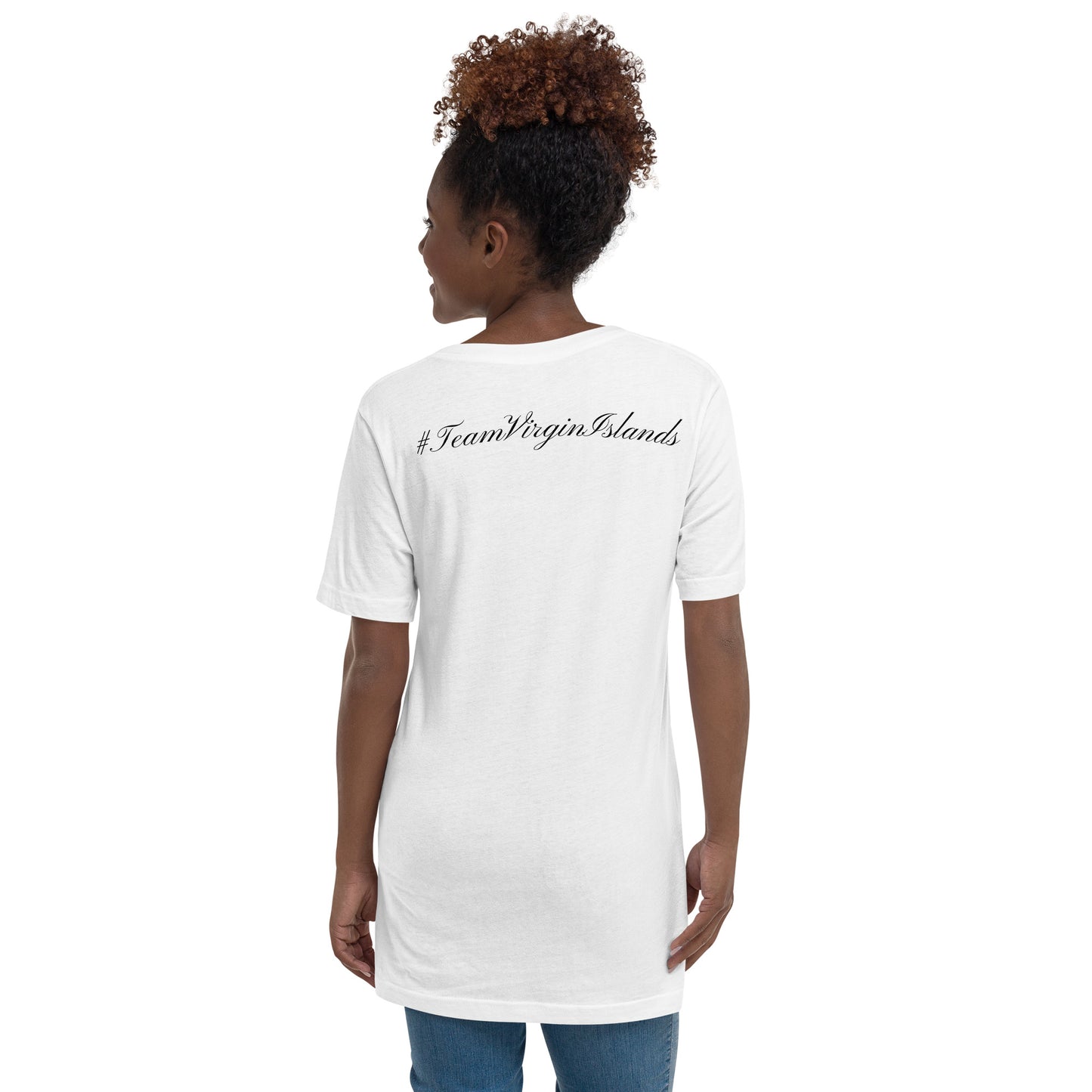 Unisex Team Virgin Islands V-Neck T-Shirt