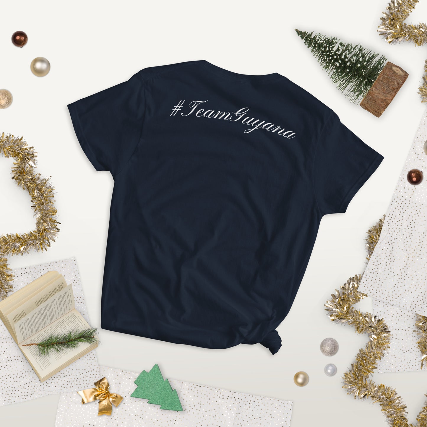Team Guyana Women's Navy t-shirt