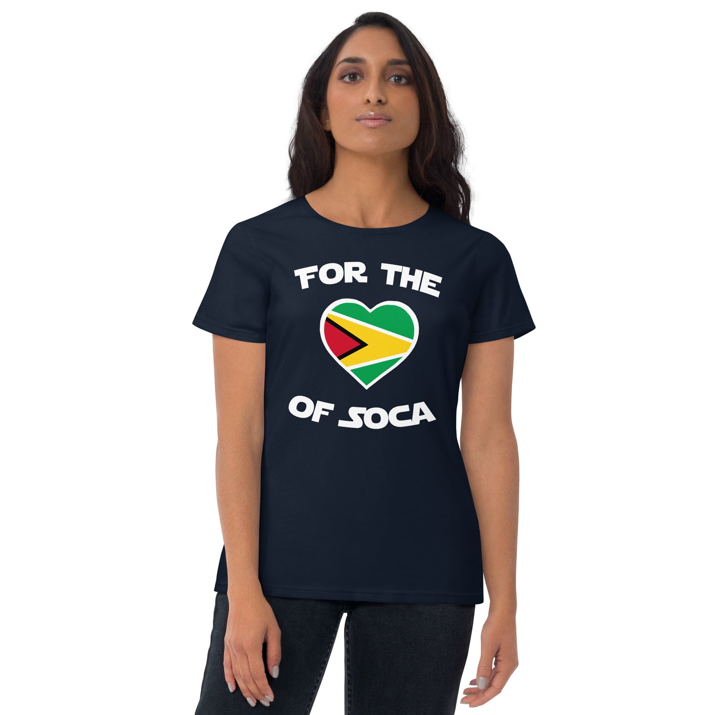 Team Guyana Women's Navy t-shirt