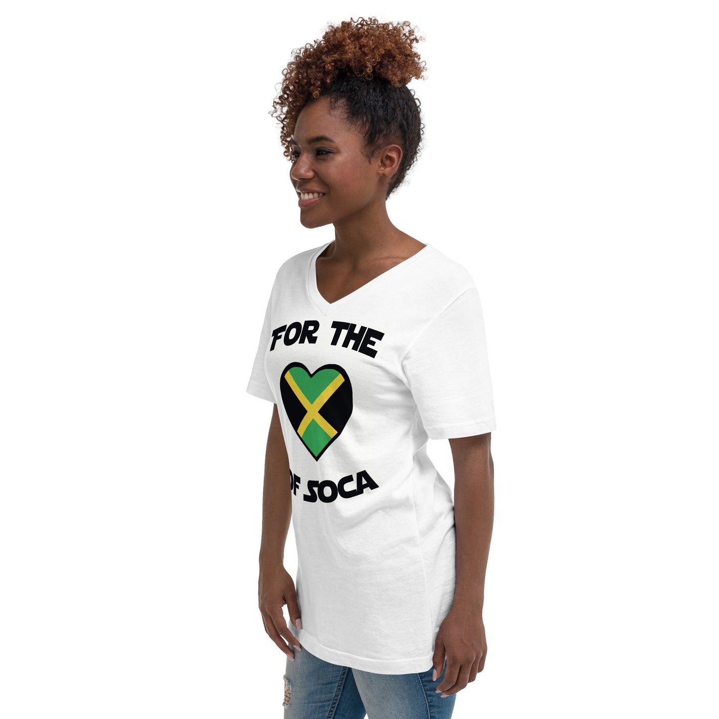 Unisex Team Jamaica V-Neck T-Shirt