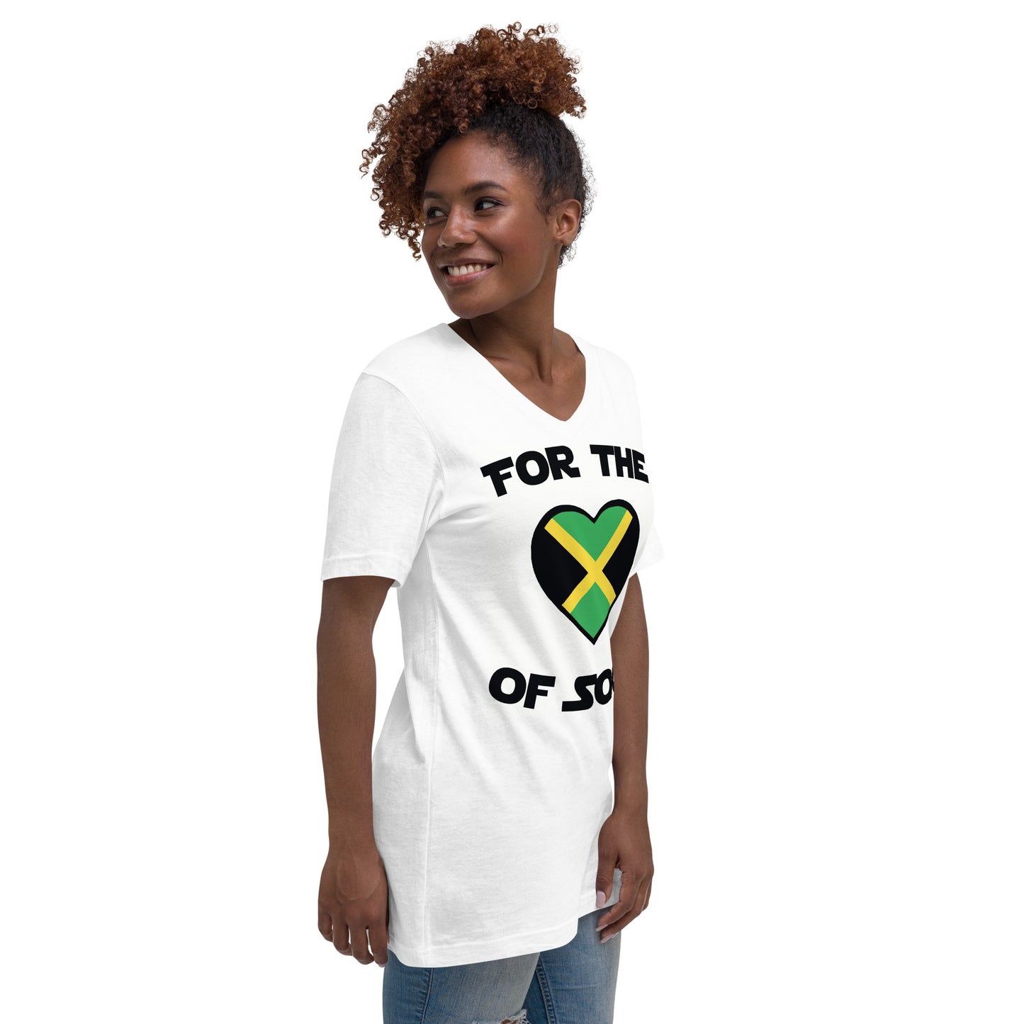 Unisex Team Jamaica V-Neck T-Shirt