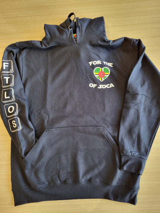 Team Dominica Hoodie (small logo)