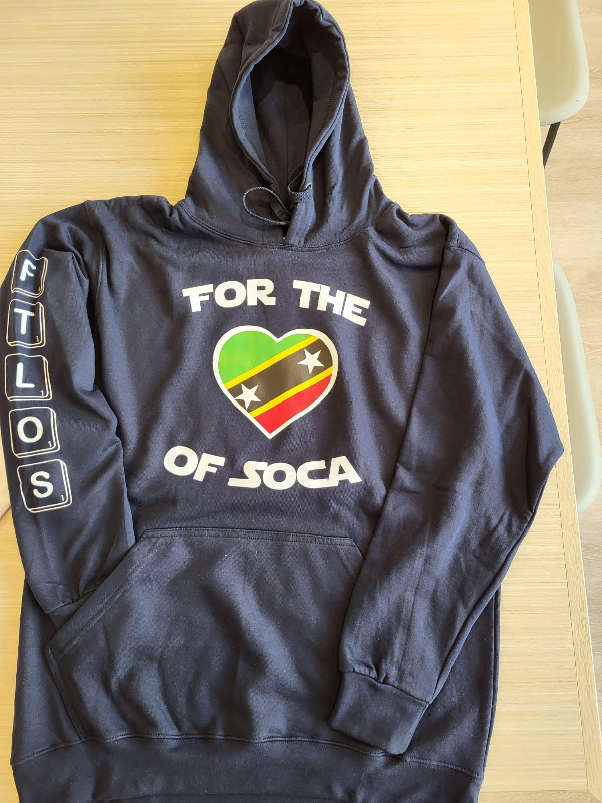 Team Dominica Hoodie (large logo)