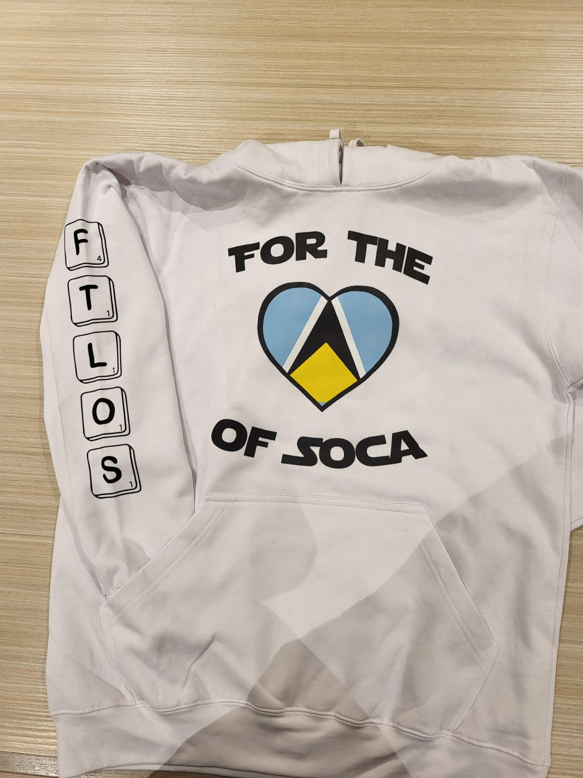 Team St. Lucia Hoodie (large logo)