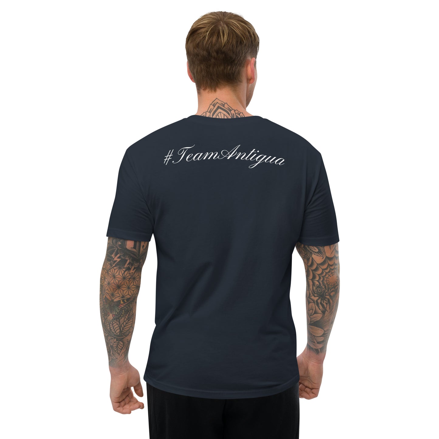 Team Antigua Men's Navy T-shirt (small logo)