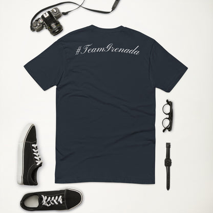 Team Grenada Men's Navy t-shirt (small logo)