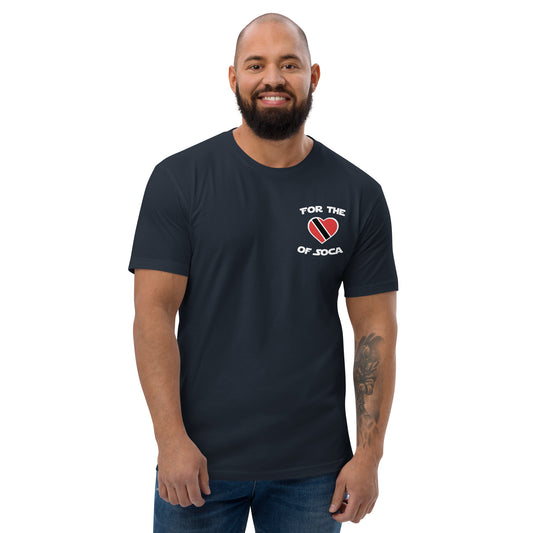 Team Trinidad Men's Navy T-shirt (small logo)