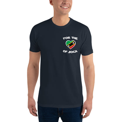 Team St. Kitts Men's Navy T-shirt (small logo)