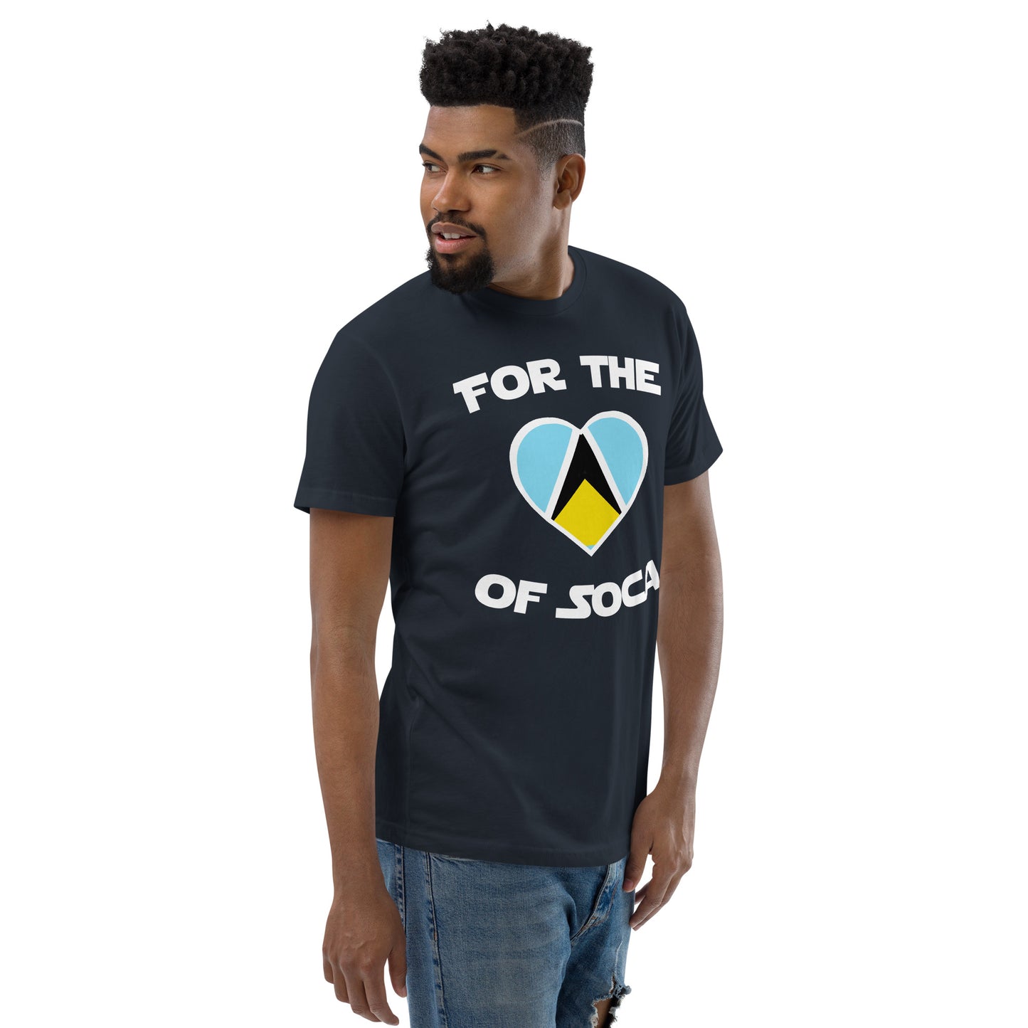 Team St. Lucia Men's Navy T-shirt