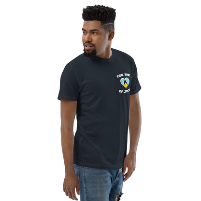 Team St. Lucia Men's Navy T-shirt (small logo)