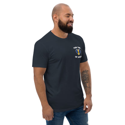 Team Barbados Men's Navy t-shirt (small logo)