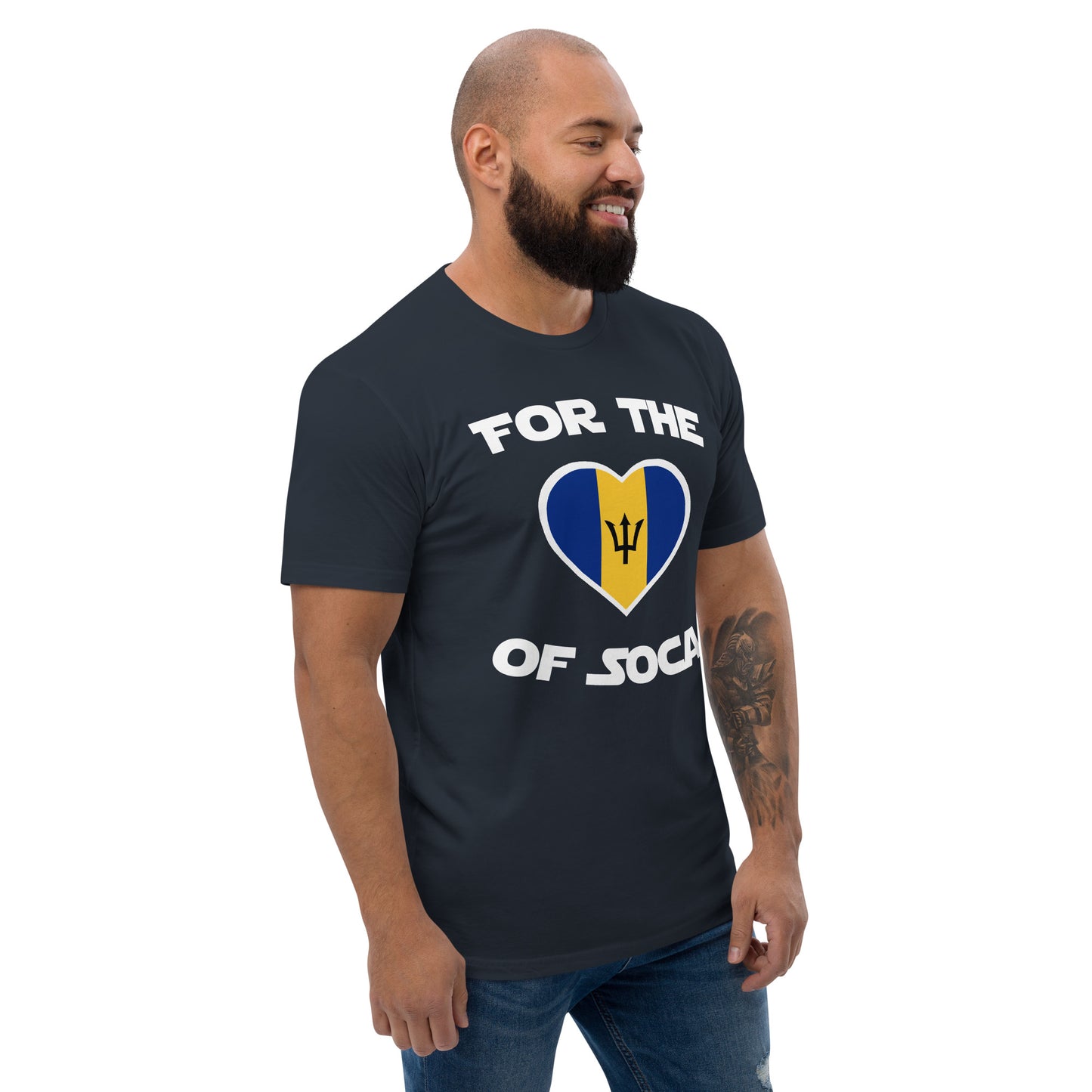 Team Barbados Men's Navy t-shirt