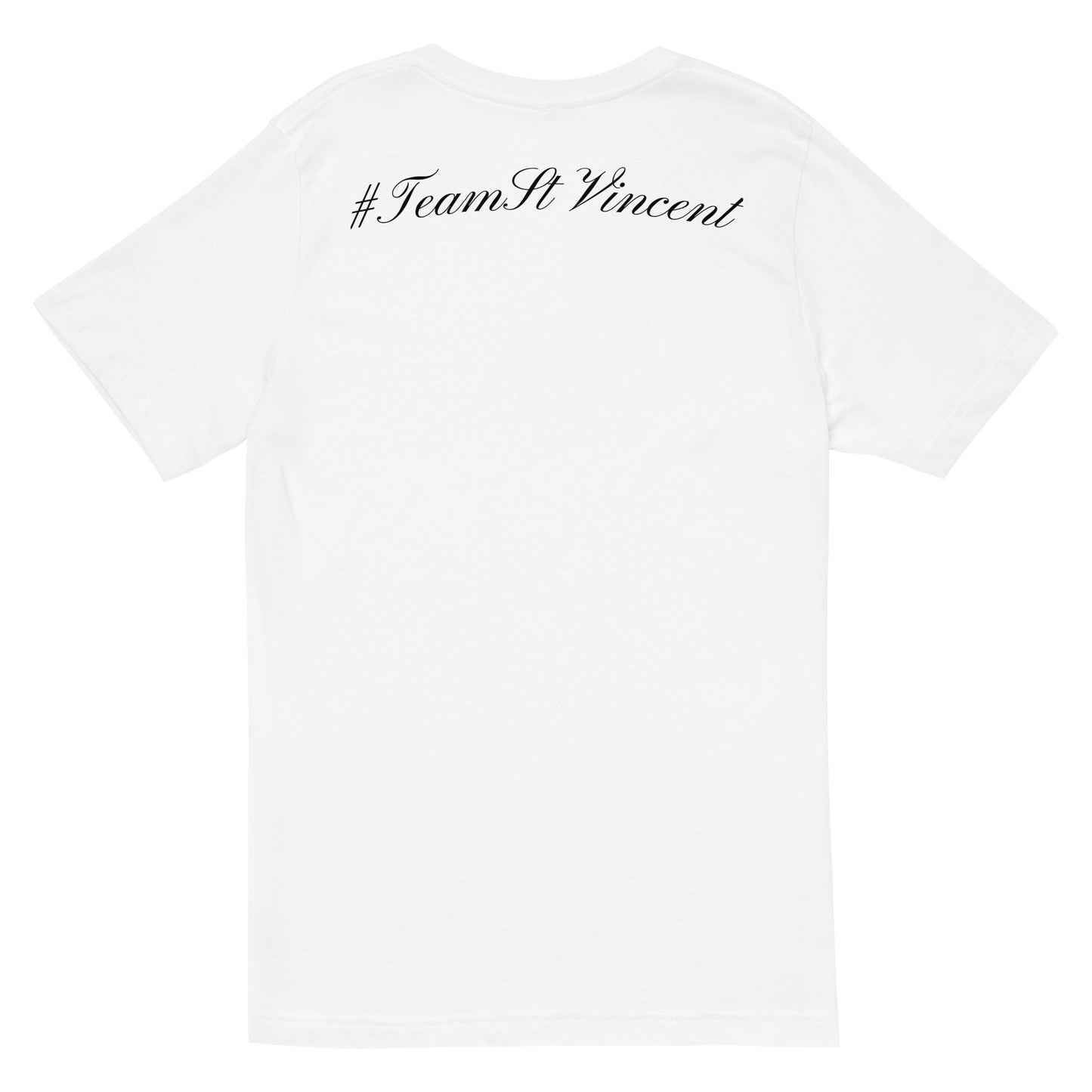 Unisex Team St. Vincent V-Neck T-Shirt (small logo)