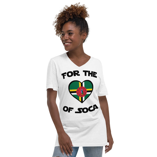 Unisex Team Dominica V-Neck T-Shirt