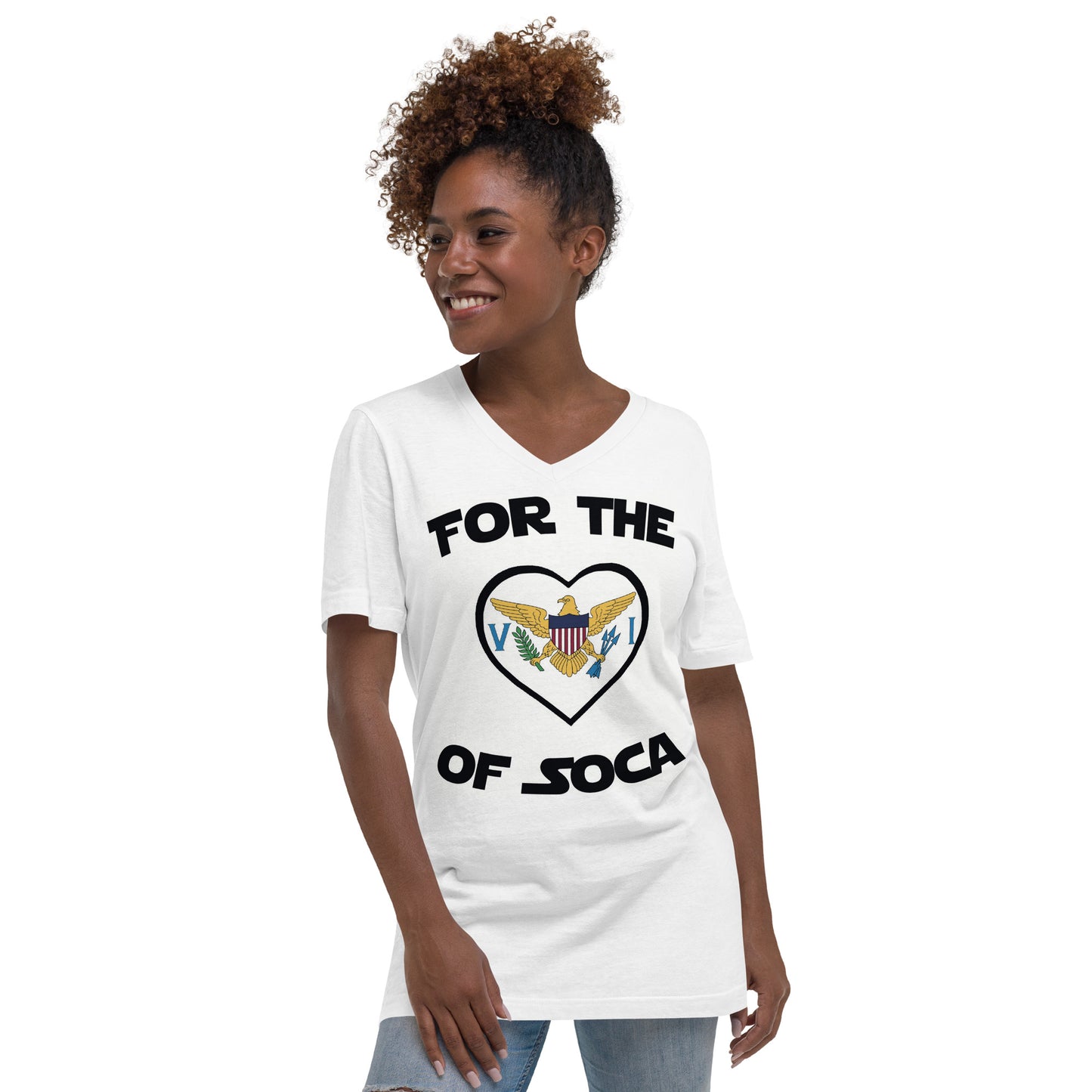 Unisex Team Virgin Islands V-Neck T-Shirt
