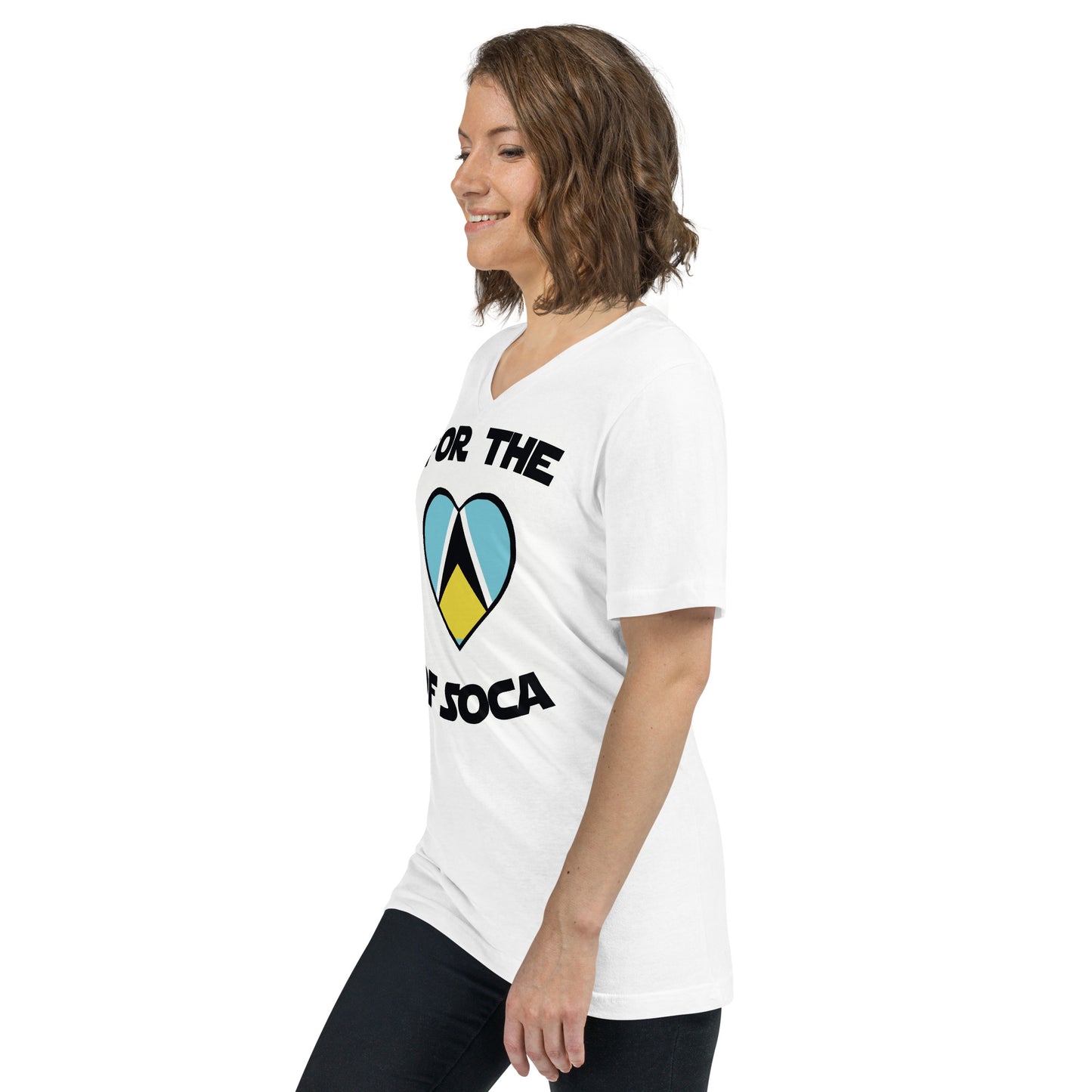 Unisex Team St. Lucia V-Neck T-Shirt