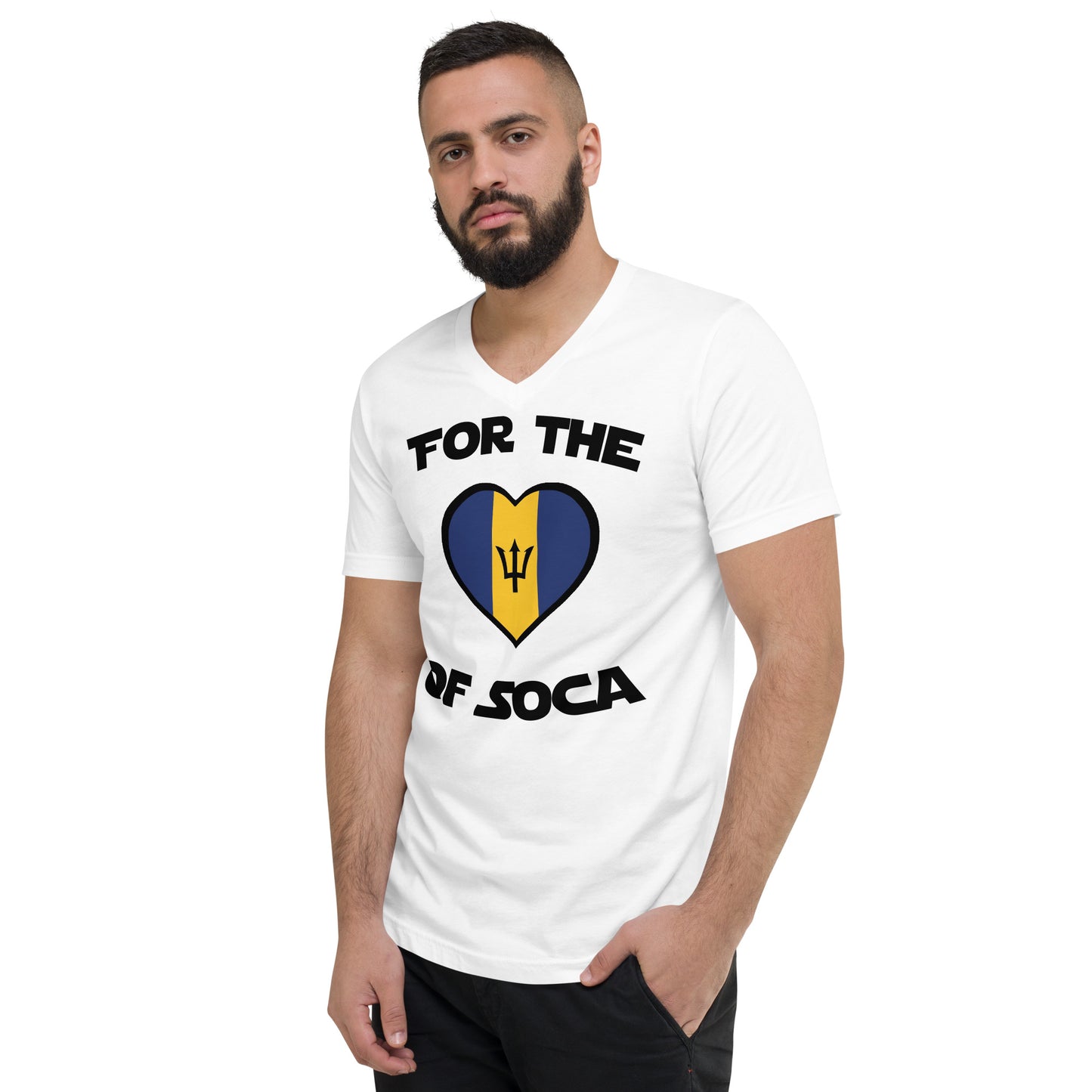 Unisex Team Barbados V-Neck T-Shirt