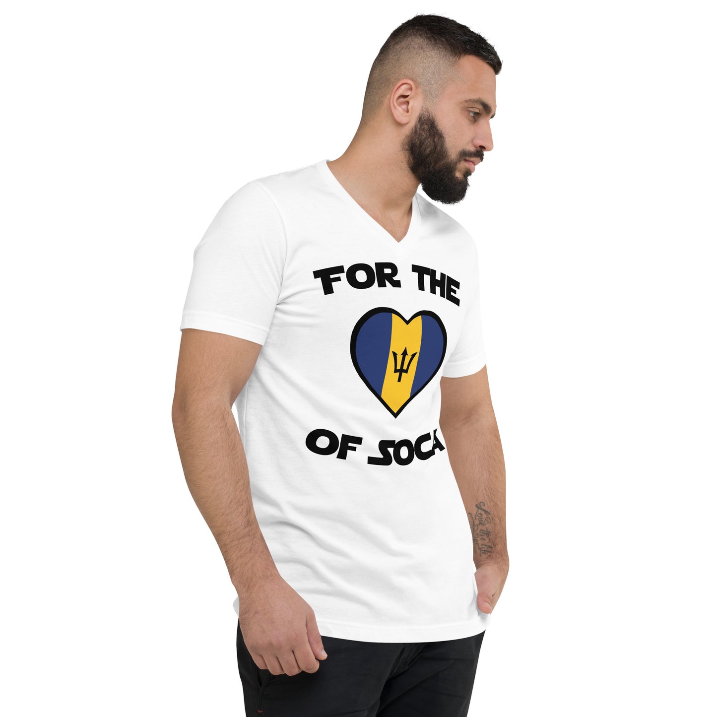 Unisex Team Barbados V-Neck T-Shirt