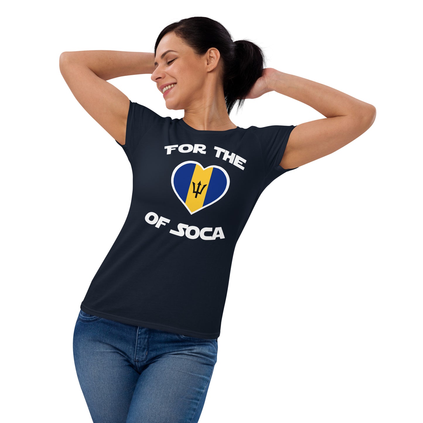 Team Barbados Women's Navy t-shirt