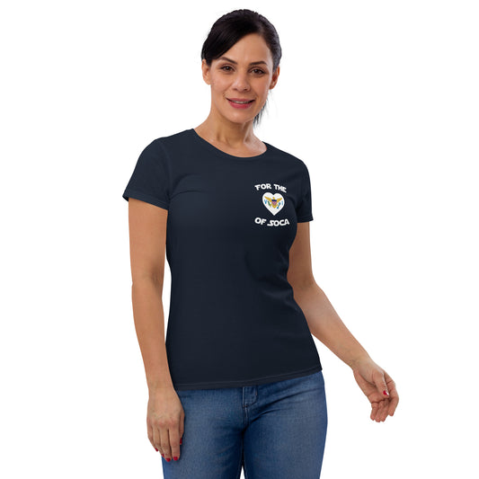 Team Virgin Islands Women's Navy T-shirt (small logo)
