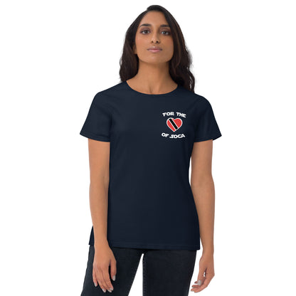 Team Trinidad Women's Navy T-shirt (small logo)