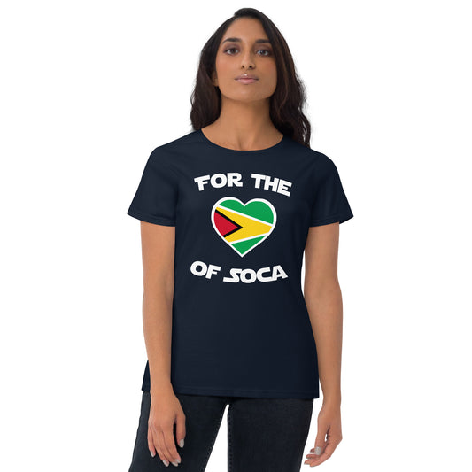 Team Guyana Women's Navy t-shirt