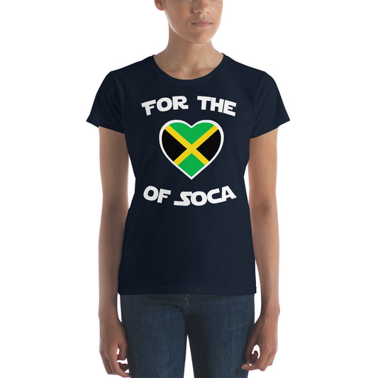 Team Jamaica Women's Navy t-shirt