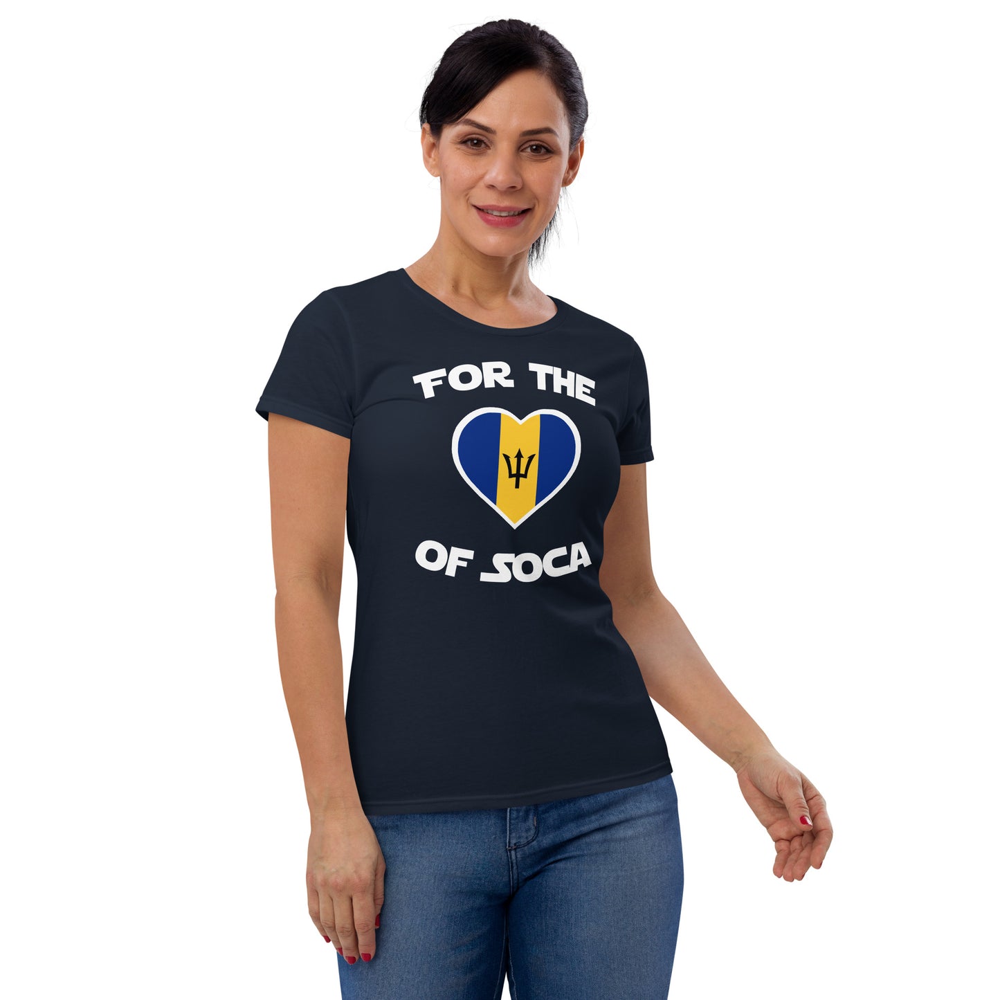 Team Barbados Women's Navy t-shirt