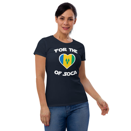 Team St. Vincent Women's Navy t-shirt