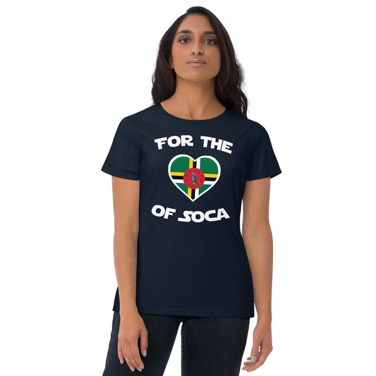 Team Dominica Women's Navy t-shirt